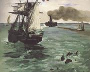Les marsouins,marins (mk40), Edouard Manet